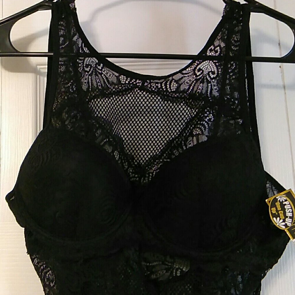 Super Sexy Black Mesh Bodysuit/Lingerie/Intimates